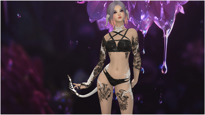 Bibo+ Based Tattoo With Selene's Westlake Scales+ Bibo+ Based Tattoo With Selene's Westlake Scales+